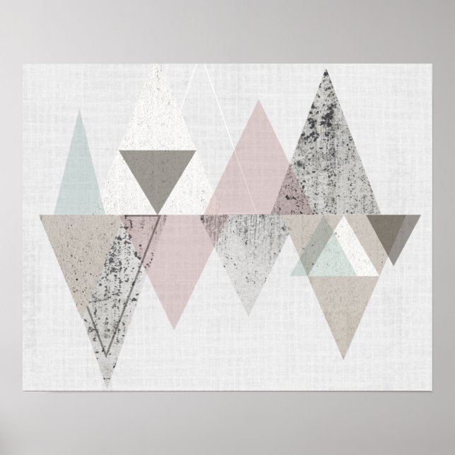 Amuse II | Geometric Modern Poster (Front)