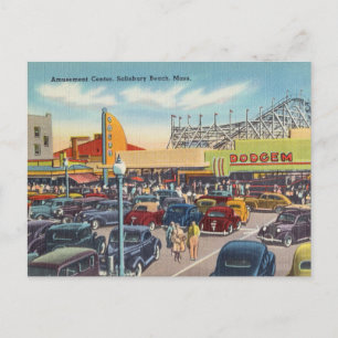 Amusement Centre, Salisbury Beach, Massachusetts Postcard