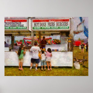 Amusement - Daddy I want a hot dog Poster