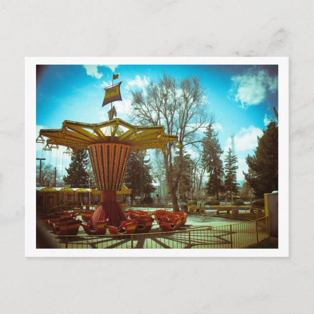 Amusement Park Nostalgia Postcard (Front)