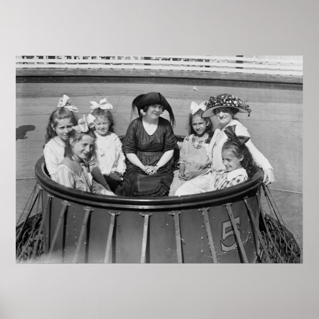 Amusement Park Ride, 1921 Poster (Front)
