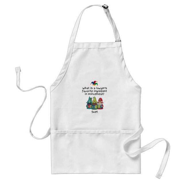 Amusing Mincemeat Lawyer Joke Standard Apron (Front)