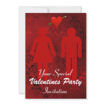 Amusing Red Valentines Day Party