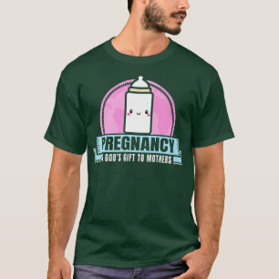 Amusingly Thankful Loveable Pregnancy Quote T-Shirt
