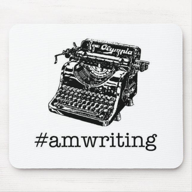 #amwriting mouse mat (Front)