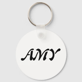 AMY basic button key chain