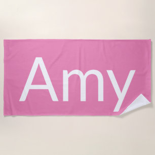 Amy  beach towel