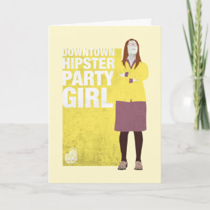 Amy   Downtown Hipster Party Girl Card