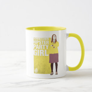 Amy   Downtown Hipster Party Girl Mug