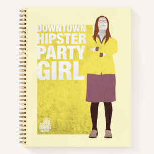 Amy   Downtown Hipster Party Girl Notebook