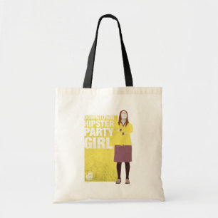 Amy   Downtown Hipster Party Girl Tote Bag
