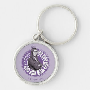 Amy Farrah Fowler Info Graphic Key Ring