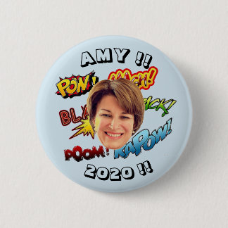 Amy Klobuchar for President 2020 6 Cm Round Badge