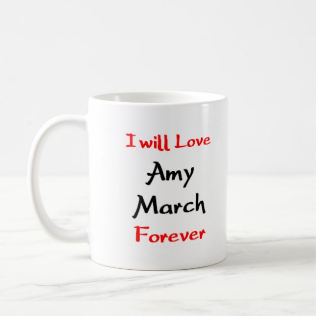 amy march coffee mug (Left)