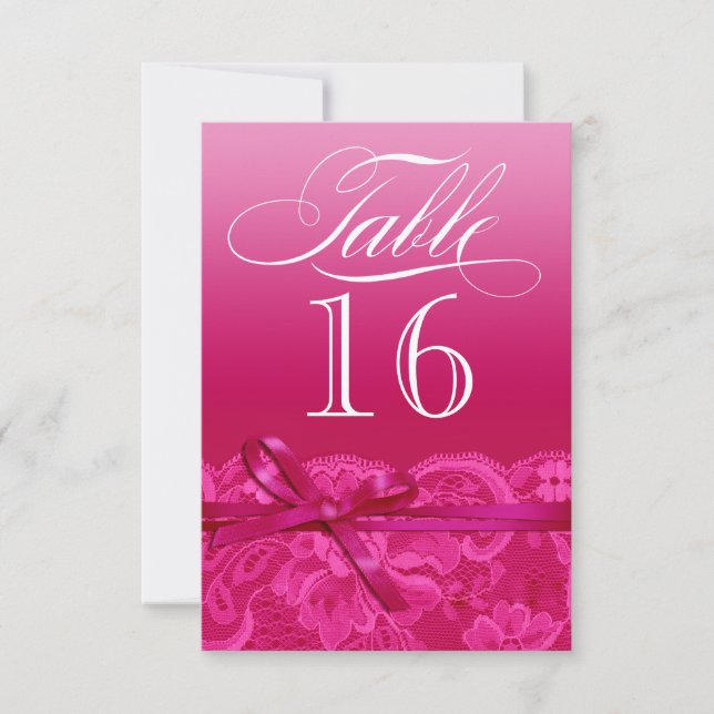Amy Table Card-16 Invitation (Front)