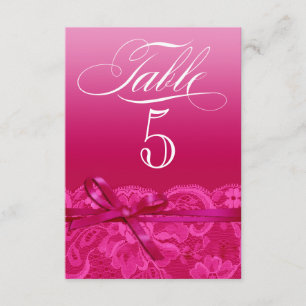 Amy Table Card-5 Invitation