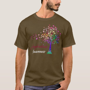 Amyloidosis Awareness Ribbon Tree Support Amyloido T-Shirt