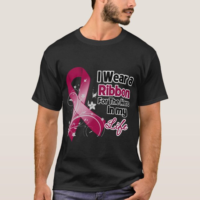 Amyloidosis Ribbon Hero in My Life T-Shirt (Front)