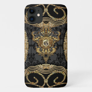 Amymica Damask Monogram iPhone 11 Case