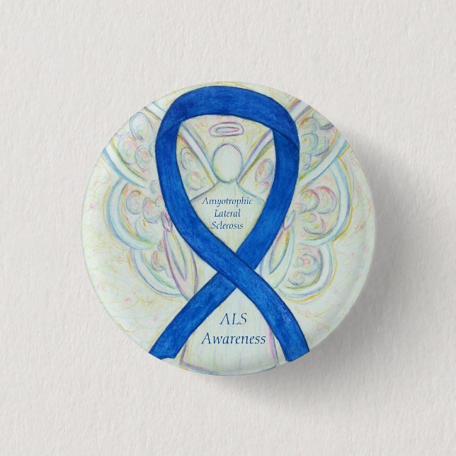 Amyotrophic Lateral Sclerosis Awareness Ribbon Pin (Front)