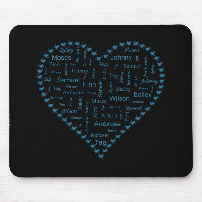 Amy's Book Boyfriends Mouse Mat (Front)