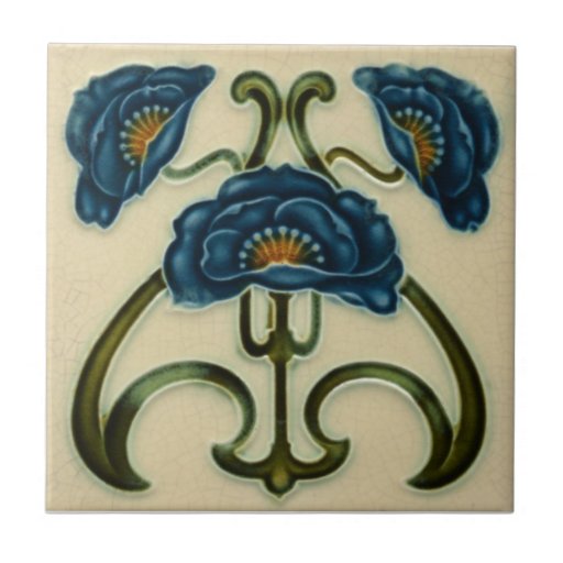 Image of AN003 Art Nouveau Reproduction Antique Tile