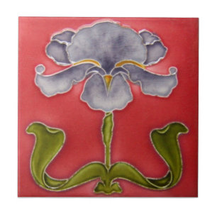 AN018 Art Nouveau Reproduction Antique Tile