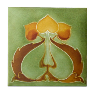 AN040 Art Nouveau Reproduction Antique Tile