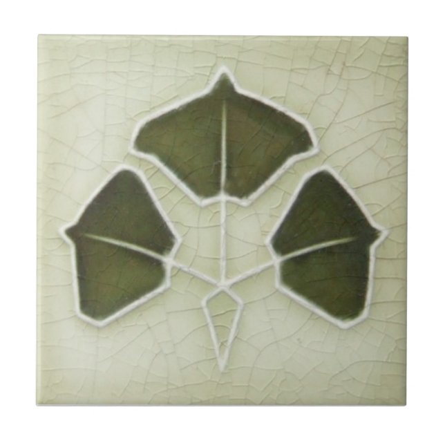 AN048 Art Nouveau Reproduction Antique Tile (Front)