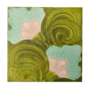 AN057 Art Nouveau Reproduction Antique Tile