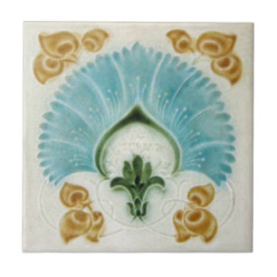AN091 Art Nouveau Reproduction Antique Tile