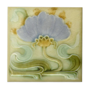 AN106 Art Nouveau Reproduction Antique Tile