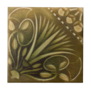 AN120 Art Nouveau Reproduction Antique Tile