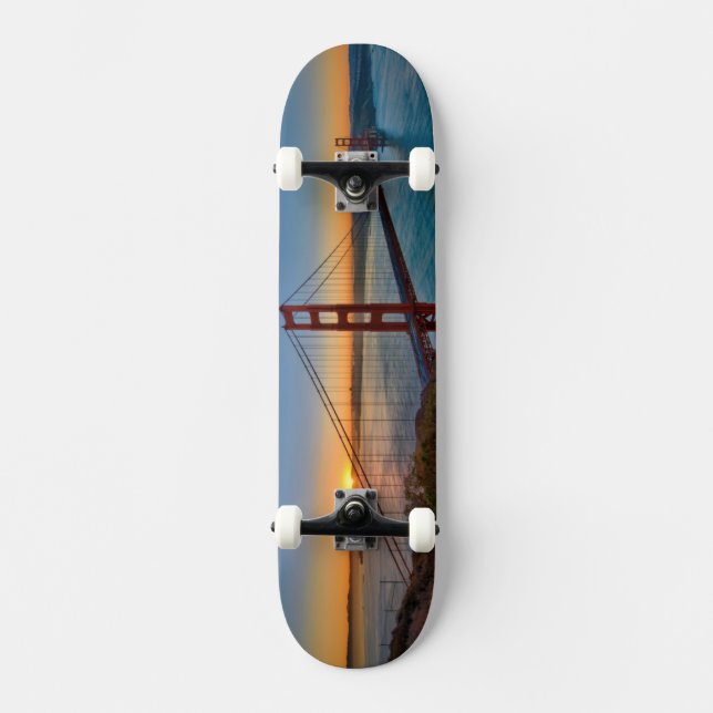 An absolutely stunning sunrise skateboard (Front)