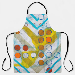 an abstract painting apron