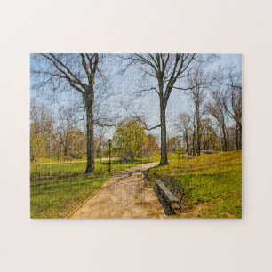 An Abstract Photograph of Central Park New York. Jigsaw Puzzle