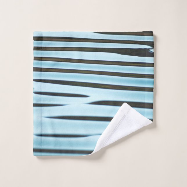 An abstract wave ripple background made from water wash cloth (Wash Cloth)
