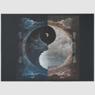 An Abstract Ying Yang Series Design 9 Tissue Paper