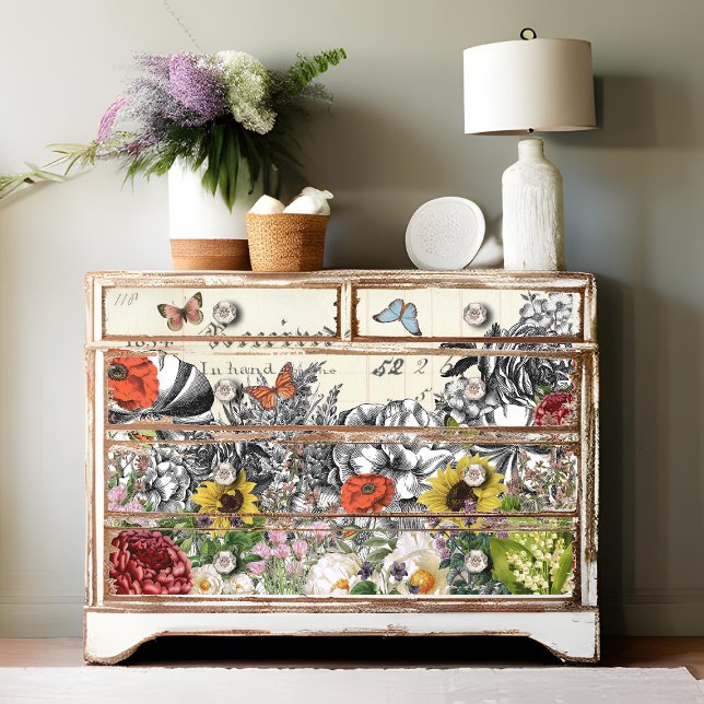 An Abundance of Botanicals Butterfly Decoupage Tissue Paper (Creator Uploaded)