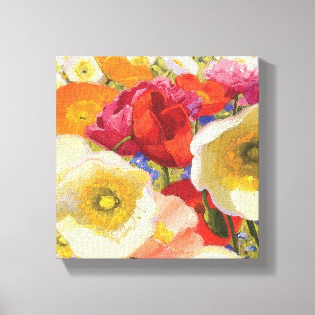 An Abundance of Flowers Canvas Print (Front)