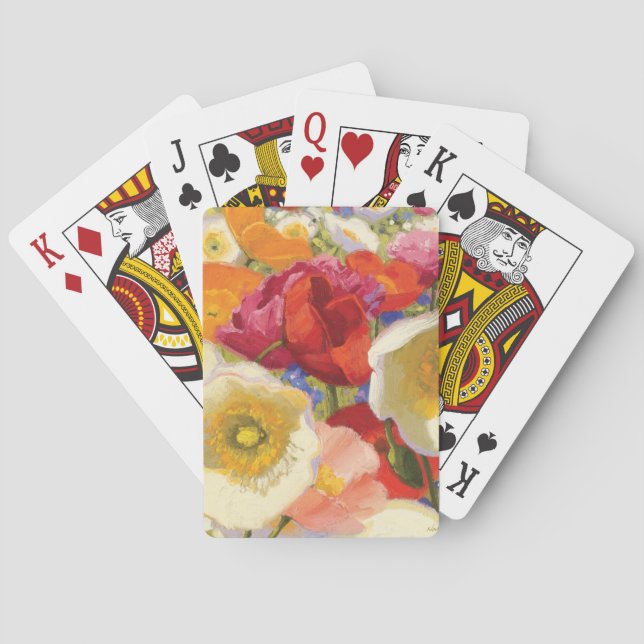 An Abundance of Flowers Playing Cards (Back)