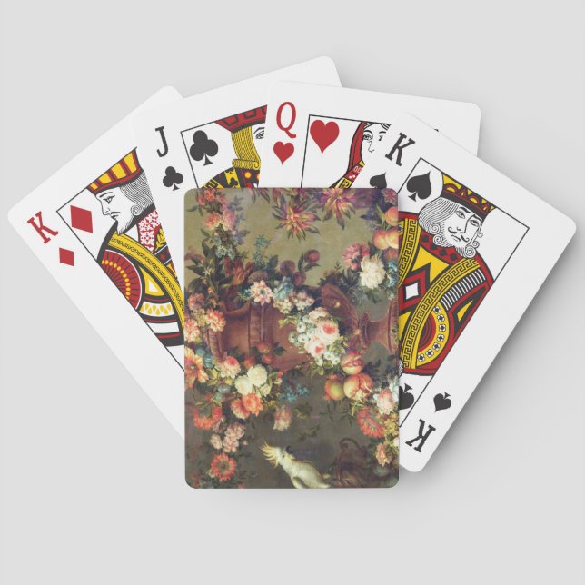 An Abundance of Fruit and Flowers Playing Cards (Back)