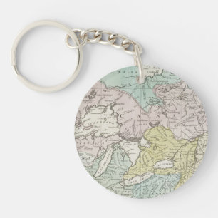 An Accurate Map of Canada, 1761 Key Ring