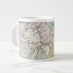 An Accurate Map of Canada, 1761 Large Coffee Mug