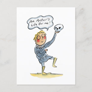 An Actor's Life for me! Postcard