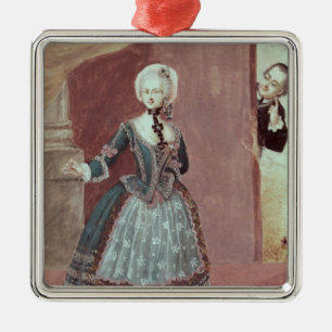 An Actress in the Role of Rosine Metal Tree Decoration