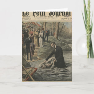 An Adventist baptism in La Marne Card