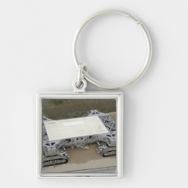 An aerial view of the crawler-transporter key ring (Front)