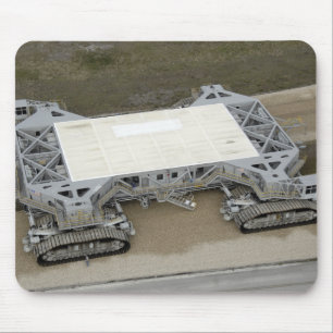 An aerial view of the crawler-transporter mouse mat