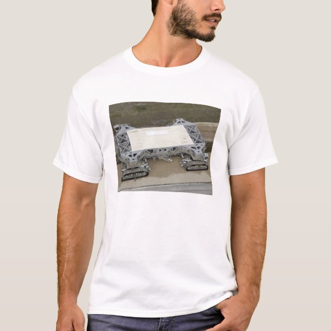 An aerial view of the crawler-transporter T-Shirt (Front)